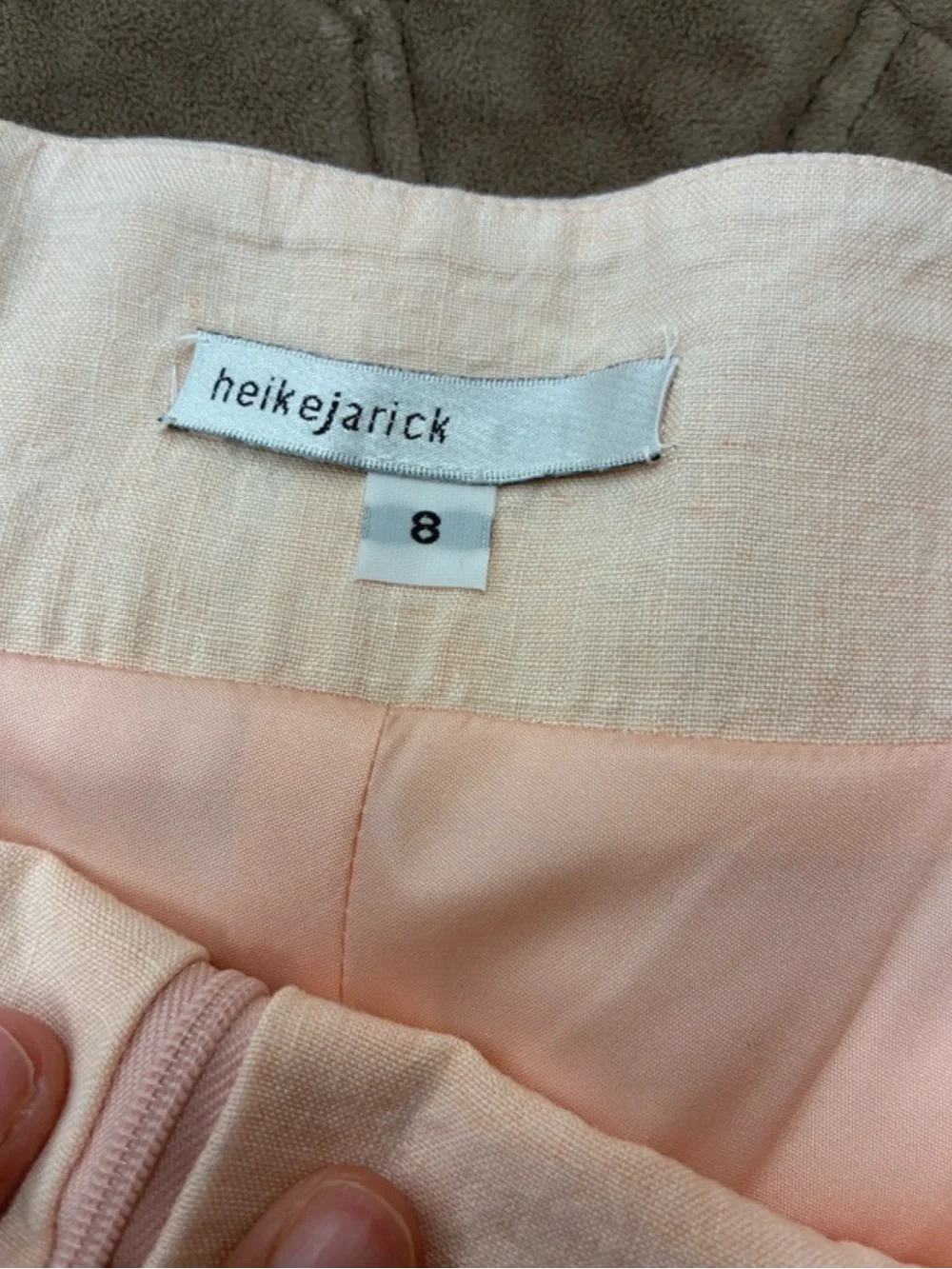 High-Waist Light Pink Bermuda Shorts